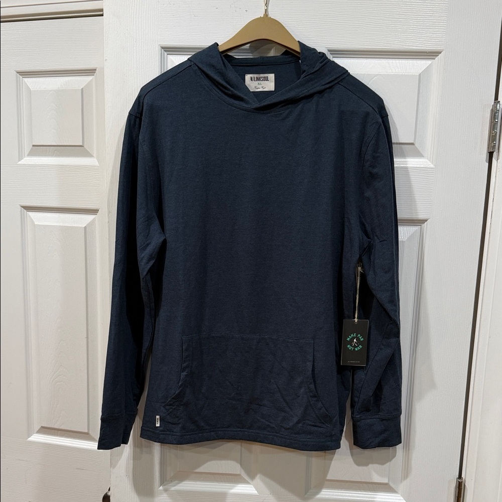 Linksoul Navy Long Sleeve Hoodie